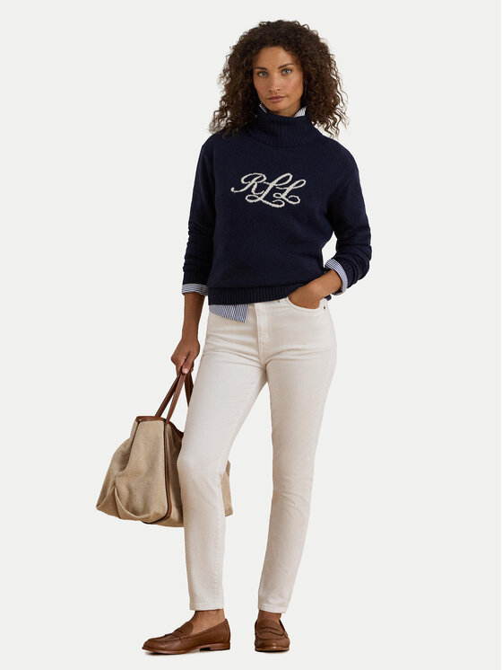 LAUREN RALPH LAUREN LAUREN RALPH LAUREN Jeansy 200926078001 Biały Skinny Fit
