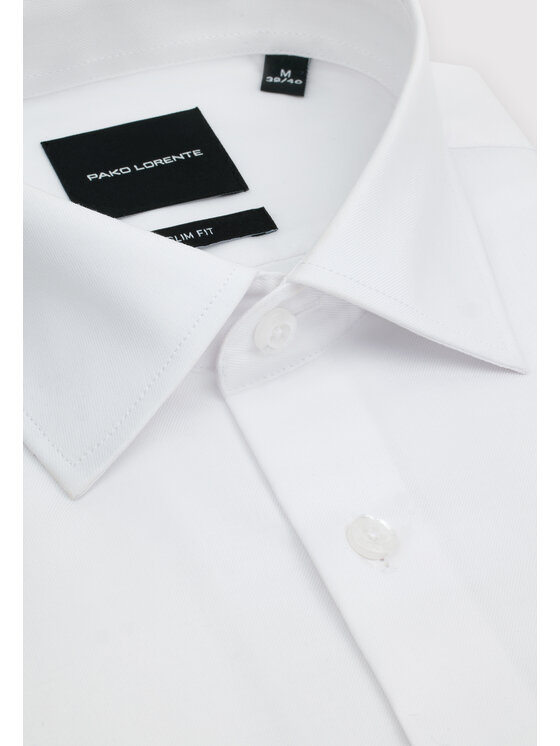 Pako Lorente Pako Lorente Koszula P000B-1X-014 Biały Slim Fit