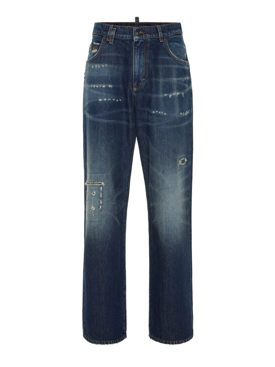 PHILIPP PLEIN PHILIPP PLEIN Jeansy 26875 Niebieski Loose Fit