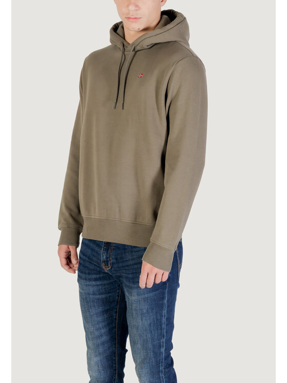 Napapijri Napapijri Felpa BALIS HOOD Verde Casual Fit