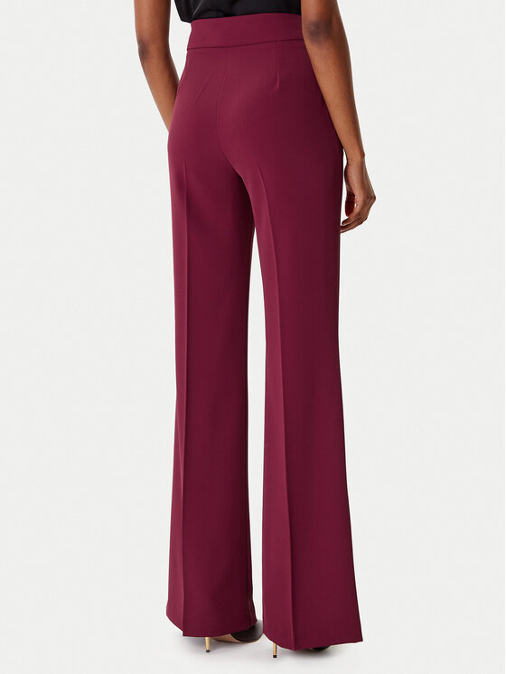 ARTIGLI ARTIGLI Штани з тканини ACPA002994 Бордовий Regular Fit