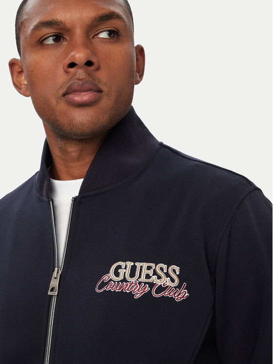 Guess Guess Felpa M6YQ29 K4250 Blu scuro Regular Fit