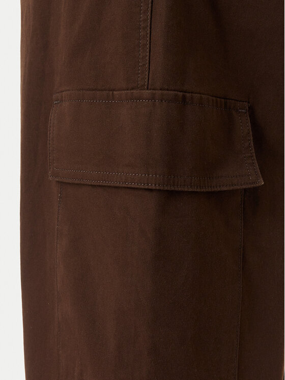 Calvin Klein Jeans Calvin Klein Jeans Pantaloni cargo LV047F623G Maro închis Relaxed Fit