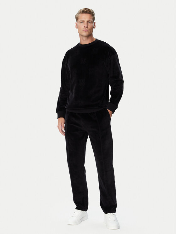 HUGO HUGO Jopa Veloro Sweatshirt 50571215 Črna Regular Fit