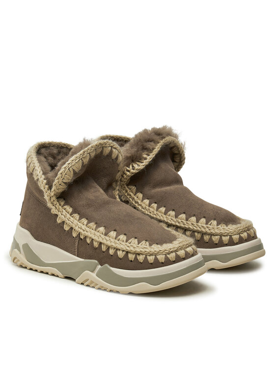 Mou Mou Μπότες Χιονιού Eskimo Trainer FW201000A Καφέ