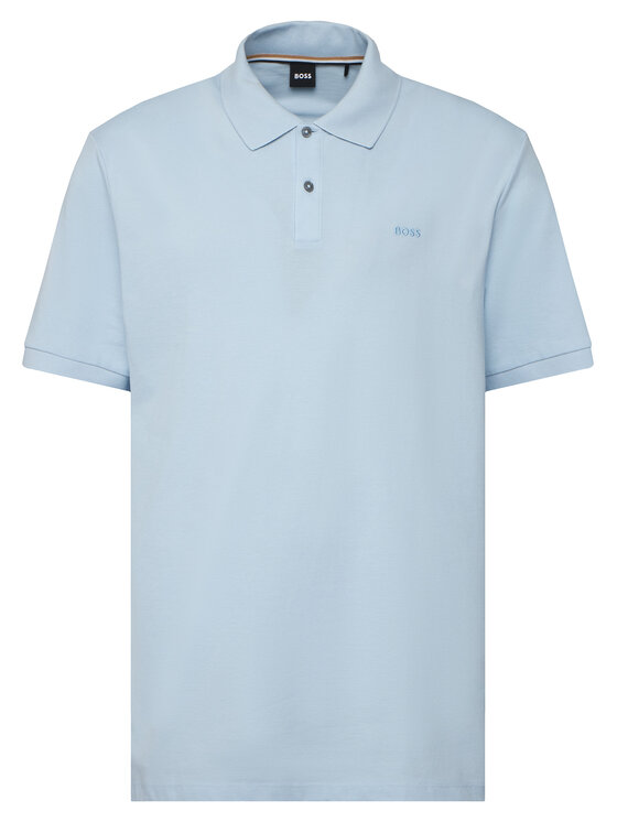 BOSS Boss Polo marškinėliai Pallas 50468362 Žydra Regular Fit