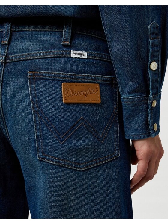 Wrangler Wrangler Jeansy World Wide 661 Niebieski Basic Fit