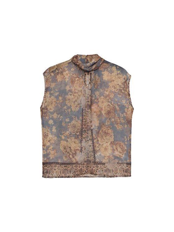 Oltre Oltre Blusa 2032J000797N0Z2 Écru Regular Fit