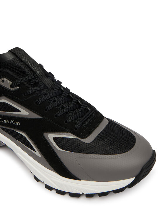 Calvin Klein Calvin Klein Sneakersy Hike Runner Ck Stripe Mix Ny-Su HM0HM02220 Czarny