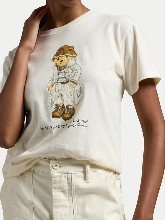 Polo Ralph Lauren Polo Ralph Lauren T-särk 211947961001 Valge Regular Fit