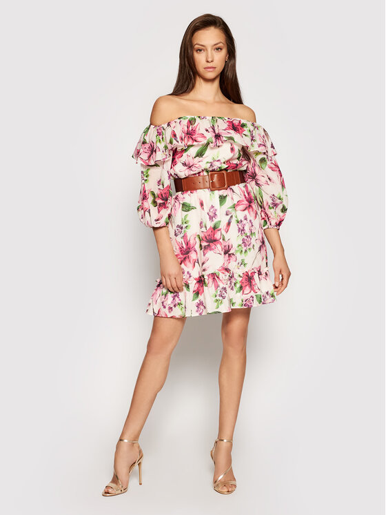 Liu Jo Liu Jo Коктейлна рокля WA1131 T5976 Цветен Regular Fit