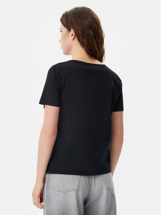 Gap Gap T-Shirt 740140-03 Czarny Regular Fit