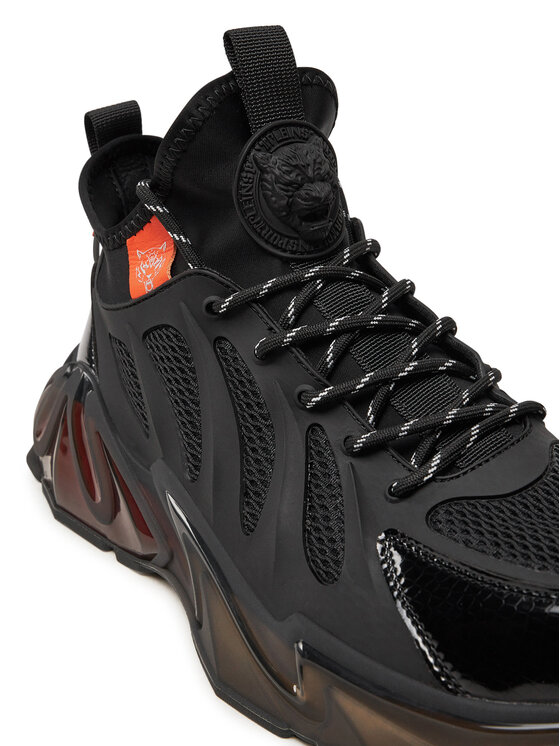 Plein Sport Plein Sport Сникърси The Flame Gen.X.02 Tiger PACS USC0435 STE003N Черен