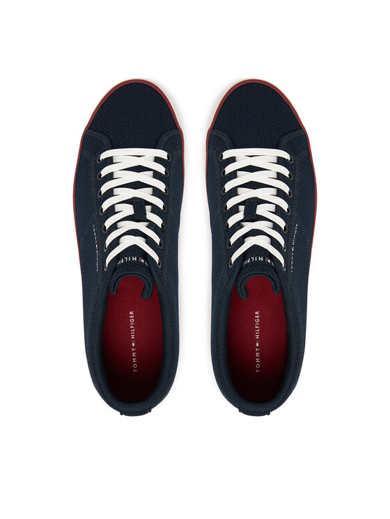 Tommy Hilfiger Tommy Hilfiger Sneakers aus Stoff Harlem Core Ii Seasonal Textile FM0FM05820 Dunkelblau