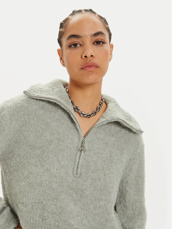 Patrizia Pepe Patrizia Pepe Пуловер 2K0298 K222 Сив Relaxed Fit