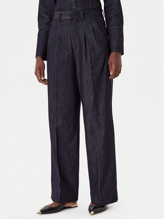 French Connection French Connection Jeans hlače 74ZAU Mornarsko modra Wide Leg