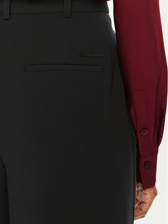 Calvin Klein Calvin Klein Hlače K20K207155 Crna Wide Leg