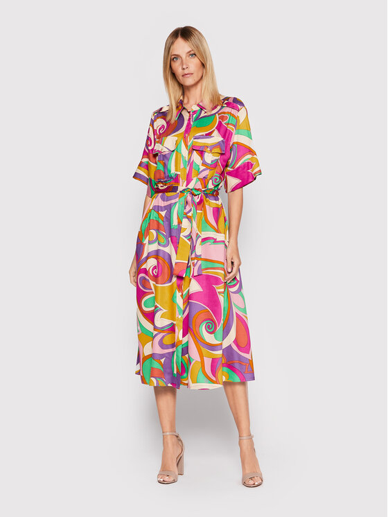 Imperial Rochie tip cămașă ACM9DJW Colorat Regular Fit
