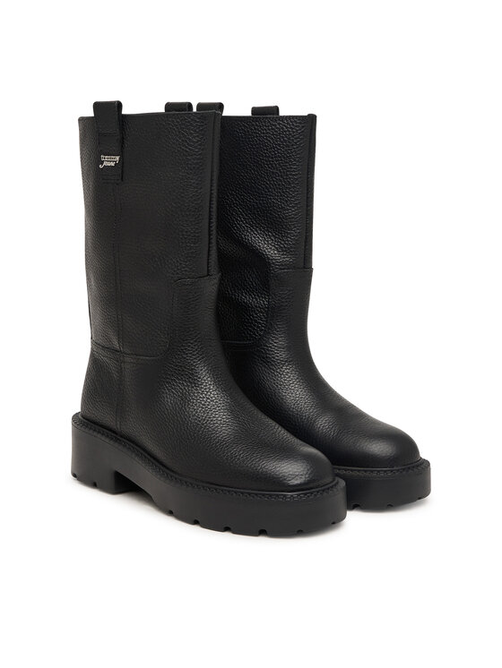 Tommy Jeans Tommy Jeans Csizma Tjw Tubular Mid Boots EN0EN03111 Fekete