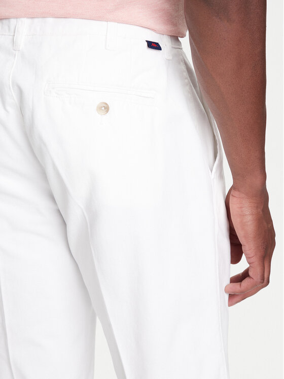 Robe di Kappa Robe di Kappa Šortky z materiálu Oris 600BTI0 Écru Slim Fit