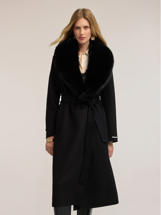 Motivi Motivi Cappotto invernale 0068Q000716N033 Nero Regular Fit