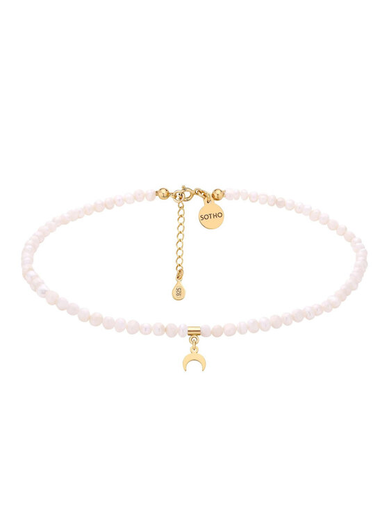 sotho Sotho Choker N3070 Żółte złocenie