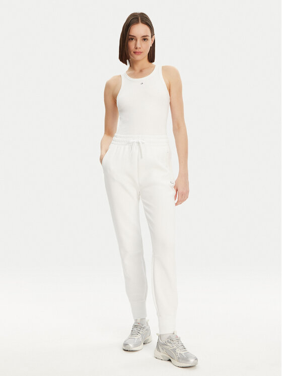Lacoste Lacoste Pantaloni da tuta XF0343 Bianco Regular Fit