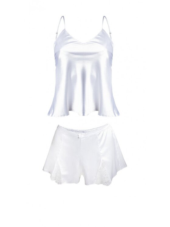 DKaren Lingerie DKaren Lingerie Komplet bielizny Tomira Biały Classic Fit
