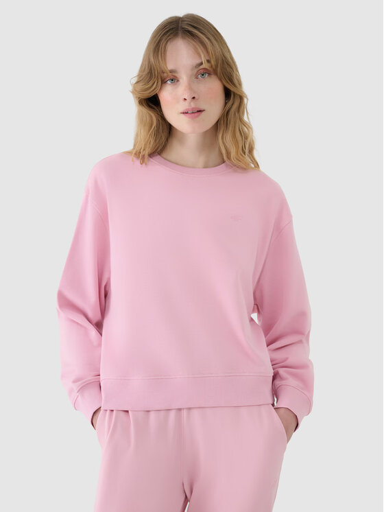4F 4F Felpa 4FWMM00TSWSF1765-56S Rosa Regular Fit