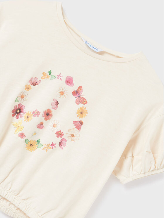 Mayoral Mayoral T-Shirt 6056 Beige