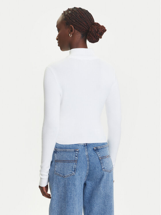Tommy Jeans Tommy Jeans Кардиган DW0DW20967 Білий Slim Fit