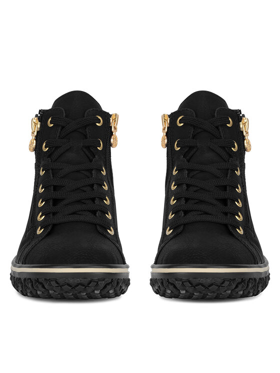 Rieker Rieker Schnürschuhe Z4263-00 Schwarz