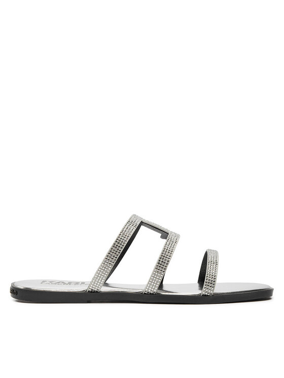 KARL LAGERFELD Šľapky KL87405 Strieborná