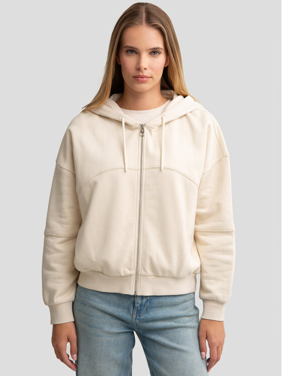 BIG STAR BIG STAR Bluza LILUNIA_102_170 Beżowy Relaxed Fit
