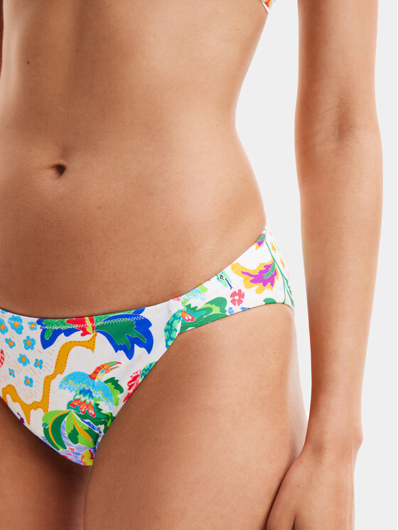 Desigual Desigual Dół od bikini Jungle 24SWMK11 Kolorowy