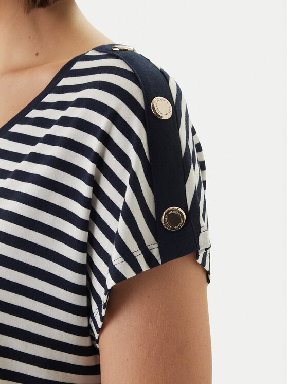 Morgan Morgan Тишърт 261-DIVA Тъмносин Regular Fit