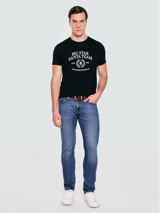 BIG STAR BIG STAR T-Shirt MARR Czarny Basic Fit