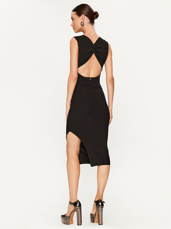 PINKO Pinko Koktel haljina Beribal 101869 A16R Crna Slim Fit