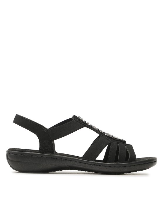 Rieker Rieker Sandalen 60806-00 Schwarz