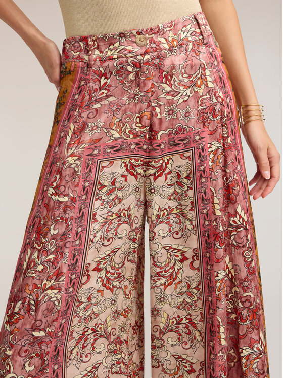 Motivi Motivi Pantaloni di tessuto P08NQ005017N0S6 Rosa Over Fit