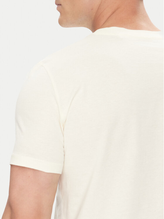 Mustang Mustang T-shirt Austin 1016483 Beige Regular Fit