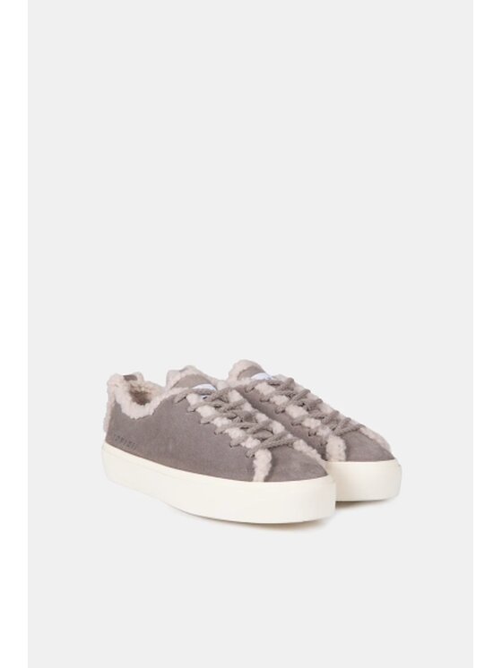 Inuikii Inuikii Sneakersy Shearling Low Šedá