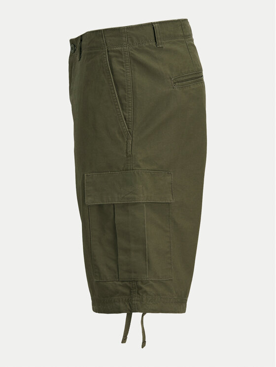 Jack & Jones Jack & Jones Szorty materiałowe Jpstcole 12248685 Khaki Regular Fit