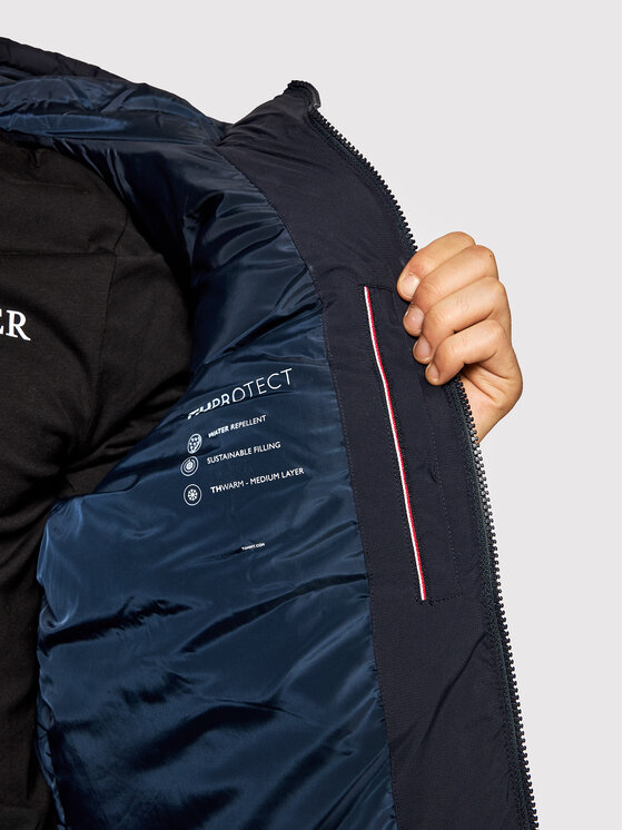 Tommy Hilfiger Tommy Hilfiger Зимно яке High Loft MW0MW19656 Тъмносин Regular Fit
