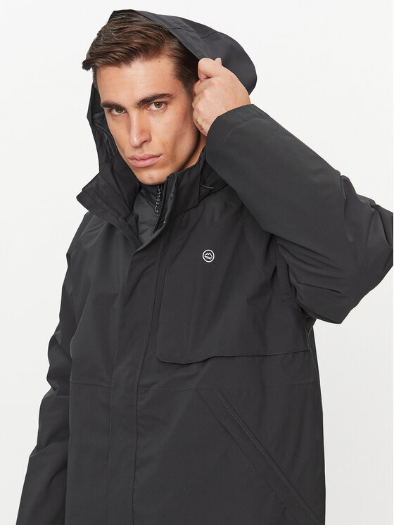 Wrangler Wrangler Μπουφάν χειμωνιάτικο Waterproof Puffer 112338836 Μαύρο Regular Fit