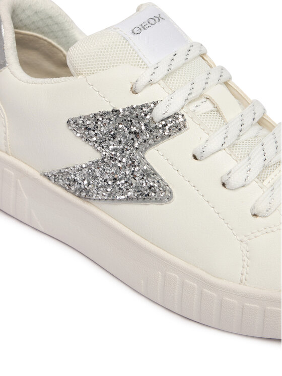 Geox Geox Sneakersy J Mikiroshi Girl J45DVA 054EW C0007 S Bílá