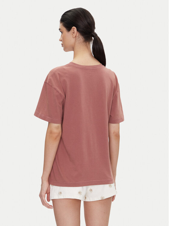 Lee Lee Тишърт Vintage 112363834 Розов Relaxed Fit