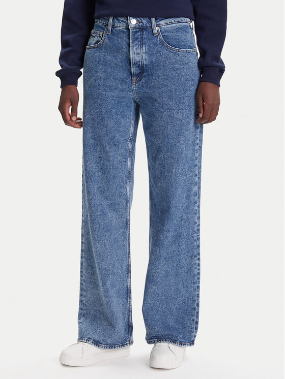 Tommy Jeans Jeansy Mia DW0DW20491 Niebieski Relaxed Fit