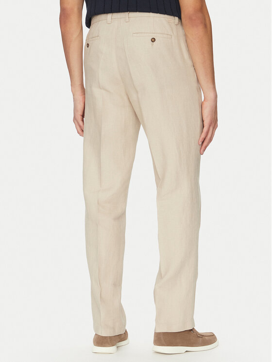 MICHAEL Michael Kors MICHAEL Michael Kors Pantaloni chino CS5304BBEY Bej Straight Fit