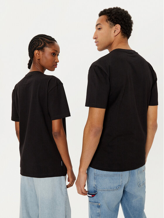 Filling Pieces Filling Pieces T-shirt Unisex 7443400 Crna Slim Fit